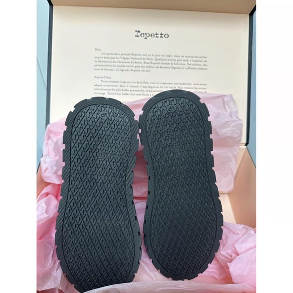 Repetto Platform Mary Janes Black Patent Leather 37 6 NEW - Picture 5 of 5